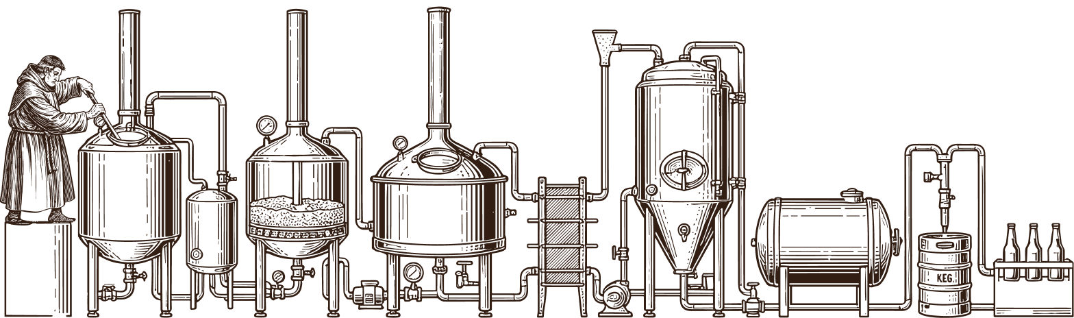 Les sept étapes de fabrication de la bière monastique